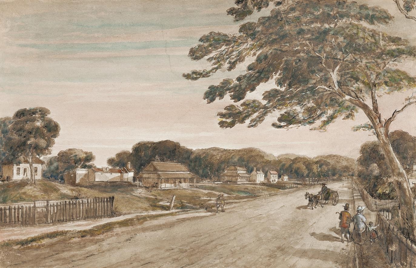 SKETCH OF THE TOWN OF PERTH, WESTERN AUSTRALIA, c.1836 37 Deutscher